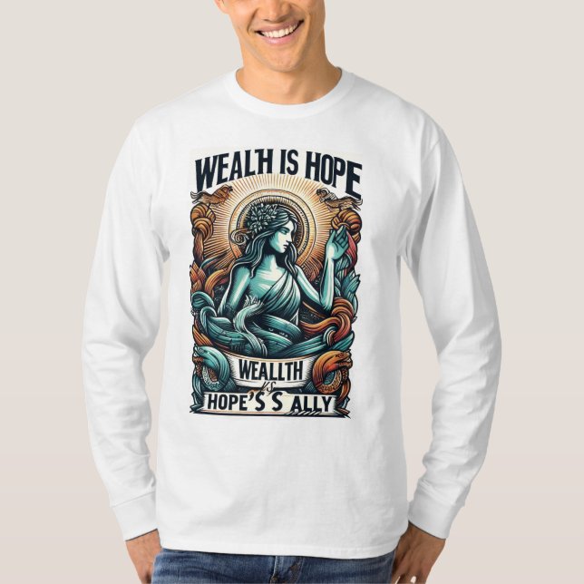Camiseta Riqueza é Ally da Esperança (Frente)