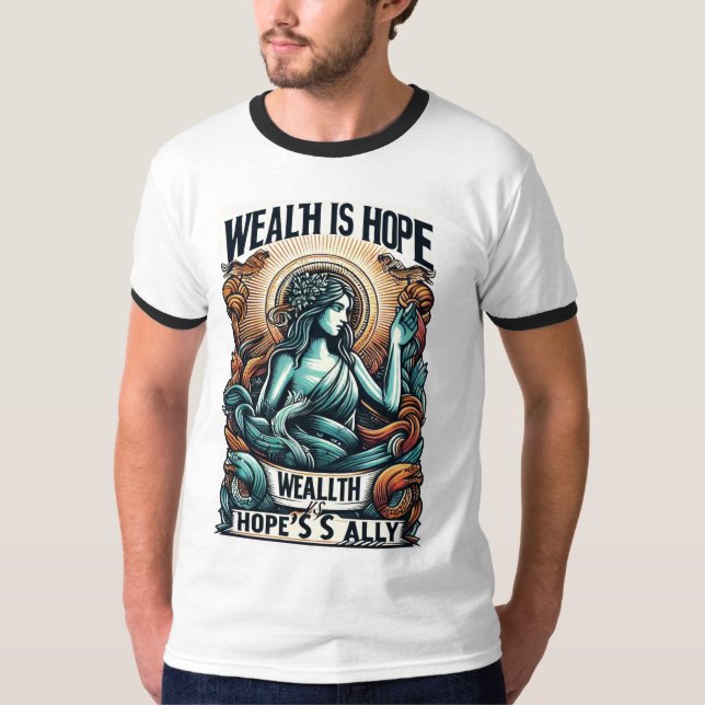 Camiseta Riqueza é Ally da Esperança (Frente)