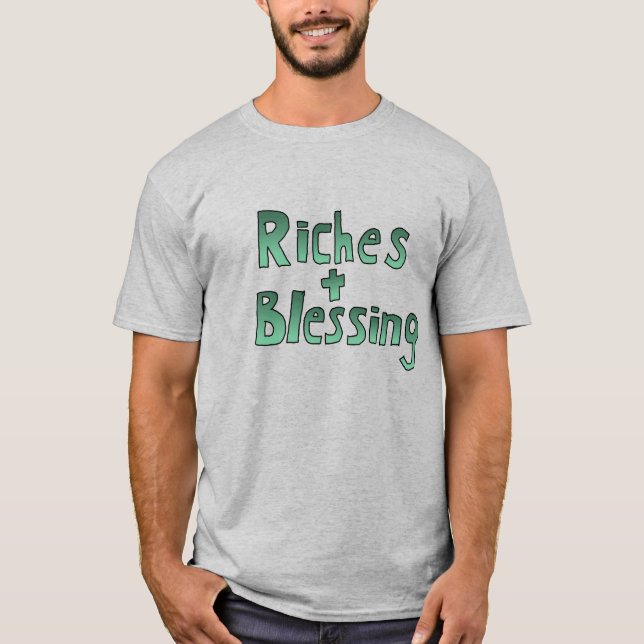 Camiseta Riqueza e Bênção (Frente)
