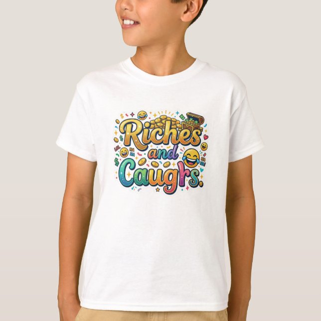 Camiseta Riquezas e Risos (Frente)