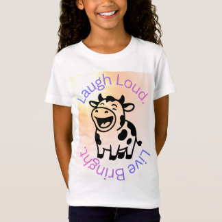 Camiseta Rir Alto, Viver Brilhante