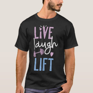 Camiseta Rir Ao Vivo Da Elevação E Malhação Para As Mulhere