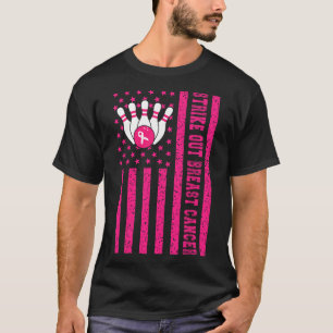 Camiseta Riscar Boliche Friso Friso Sinalizador Dos Eua Can