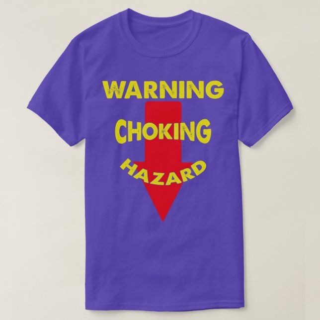 Camiseta Risco de Choque de Aviso (Frente do Design)
