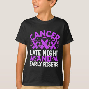 Camiseta Riscos Noturnos E Antecipados Do cancer - Cancer M