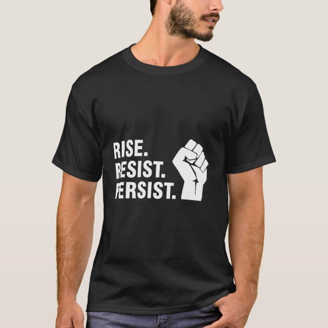 Camiseta Rise Resist Persistir (Frente)