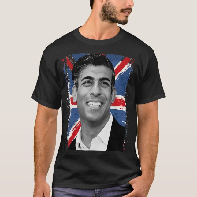 Camiseta Rishi Sunak - Primeiro-Ministro britânico, conserv (Frente)