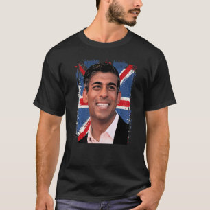 Camiseta Rishi Sunak Primeiro-Ministro indiano do Reino Uni