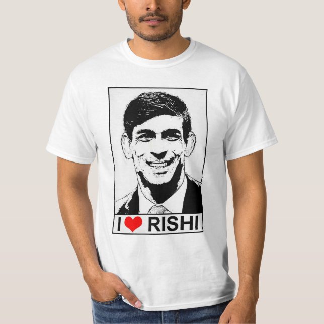 Camiseta Rishi sunak retro (Frente)