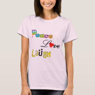 Camiseta Riso do amor da paz