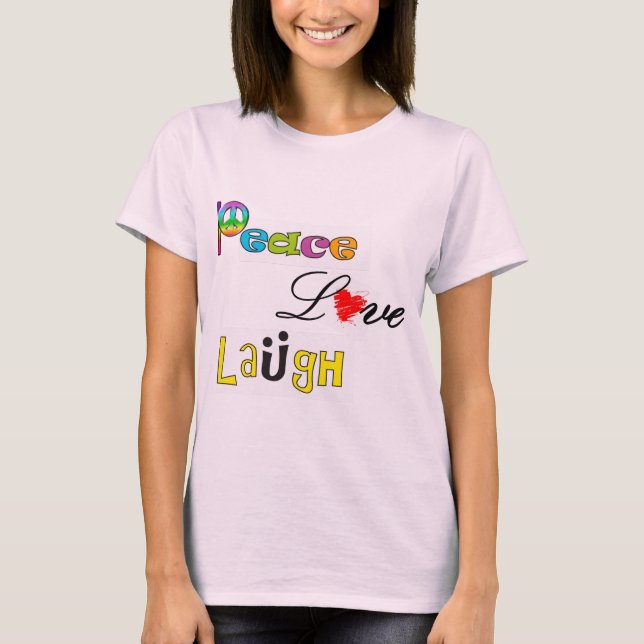 Camiseta Riso do amor da paz (Frente)