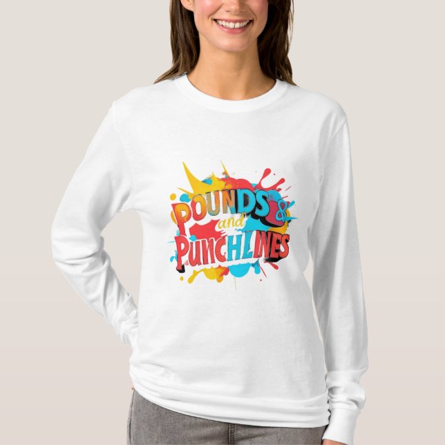 Camiseta "Risos Coloridos" (Frente)