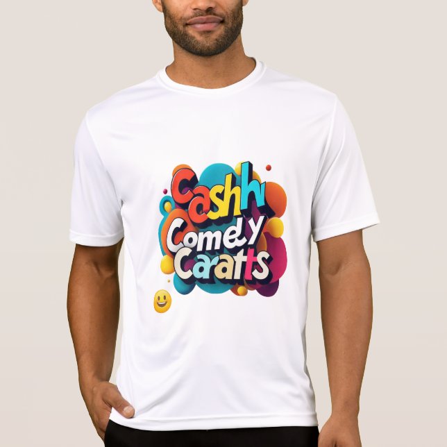 Camiseta "Risos glamourosos" (Frente)