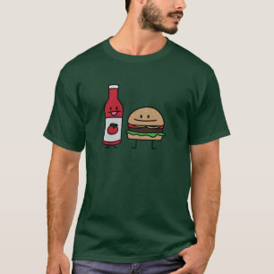 Camiseta Rissol do bolo dos amigos do fast food do