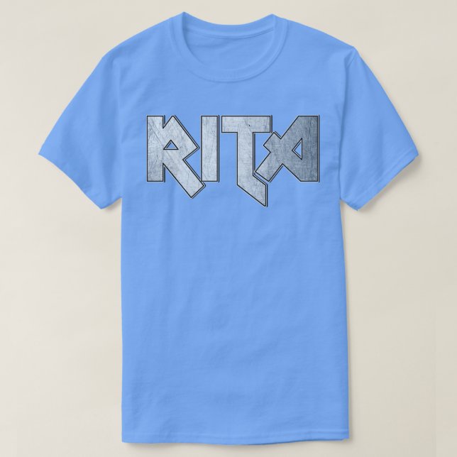 Camiseta Rita de metal pesado (Frente do Design)