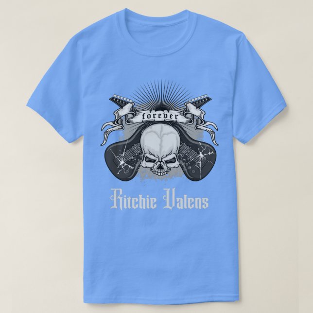 Camiseta ritchie valens guitaris para sempre (Frente do Design)
