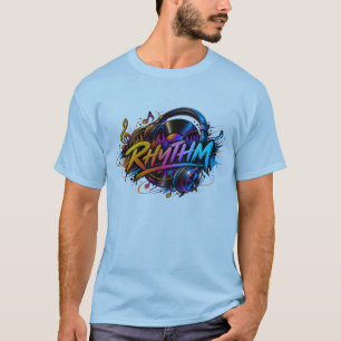 Camiseta Ritmo – Arte Moderna Geométrica Abstrata