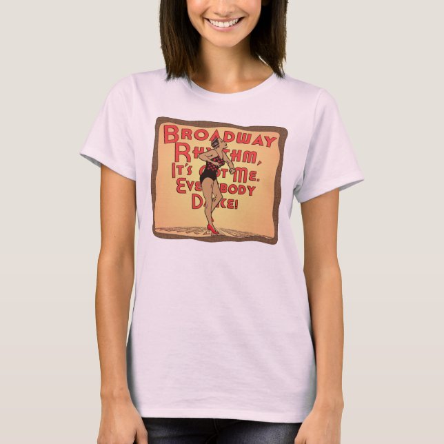 Camiseta Ritmo de Broadway (Frente)