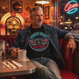 Camiseta Ritmo Motor da Meia-Noite – Revival de Cromo