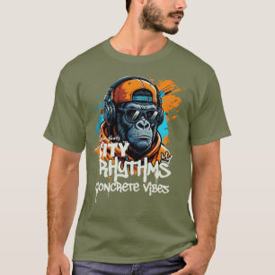 Camiseta Ritmos da Cidade – Batidas Urbanas e Vibrações de