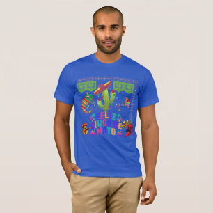 Camiseta Ritmos do México azul