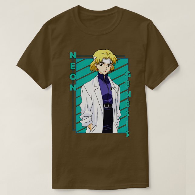 Camiseta Ritsuko Akagi Neon Genesis Evangelion Shinseiki Ev (Frente do Design)