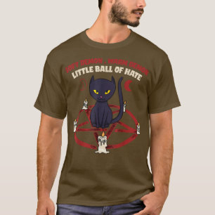 Camiseta Ritual 1063 do Círculo de Halloween de Cat Horror