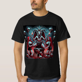 Camiseta Ritual de la Oscuridad: Baphomet en el Altar