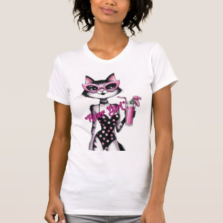 Camiseta Rivah Girl Cat T-shirt