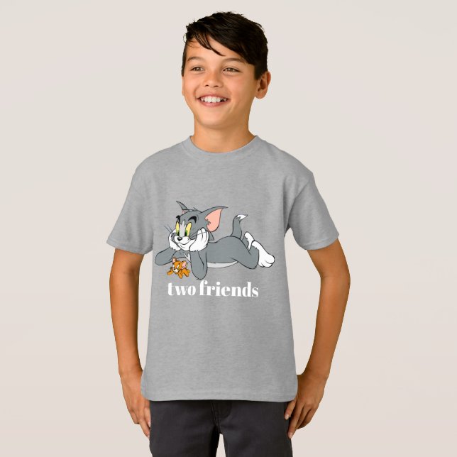 Camiseta Rivais Clássicos de Cartoon: Tom Conhece Jerry (Frente Completa)