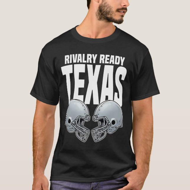 CAMISETA RIVALIDADE TEXANA PRONTA - FUTEBOL DE DALLAS (Frente)