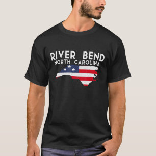 Camiseta River Bend North Carolina EUA State America Viagem