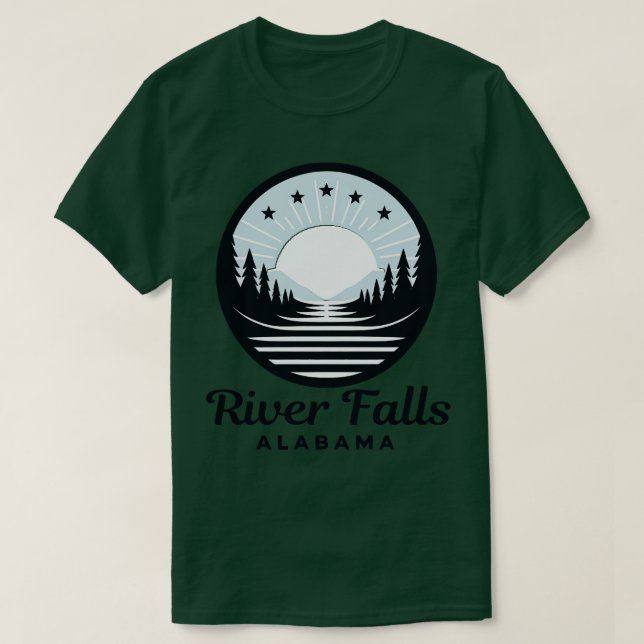 Camiseta River Falls Alabama TShirt 7 (Frente do Design)