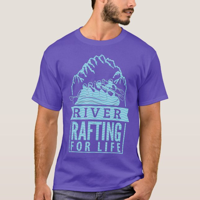 Camiseta river rafting for life Design perfect for a team (Frente)