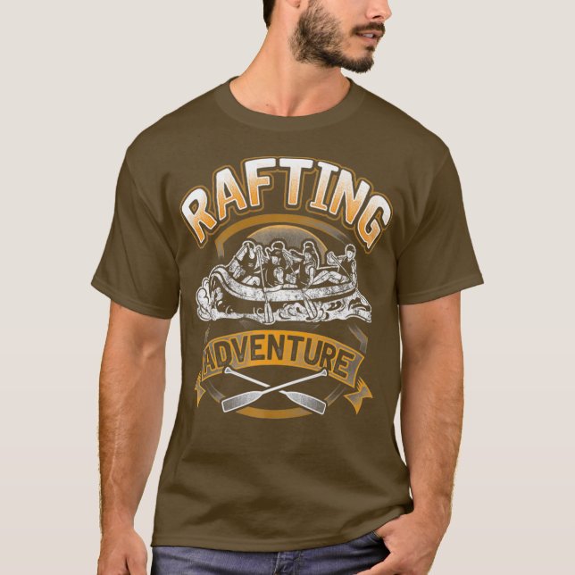 Camiseta River Rafting Whitewater Adventure Paddle Team (Frente)