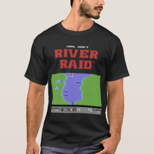 Camiseta River Raid para C64 e amigo de outros computadores