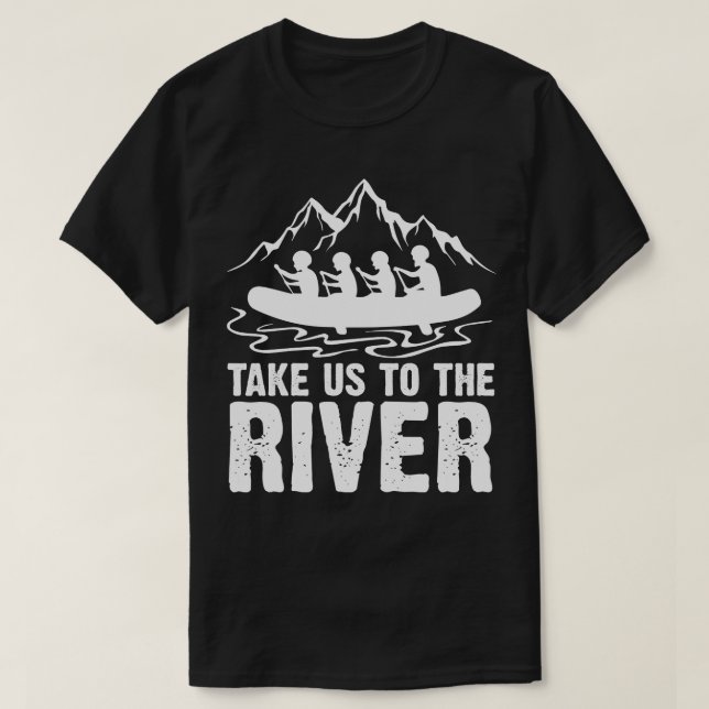 Camiseta River Trips Rafting Tour Water Sports Adventure (Frente do Design)