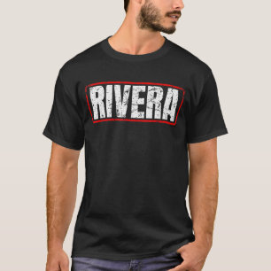 Camiseta Rivera Surname Mexicano & Hispânico American Chica