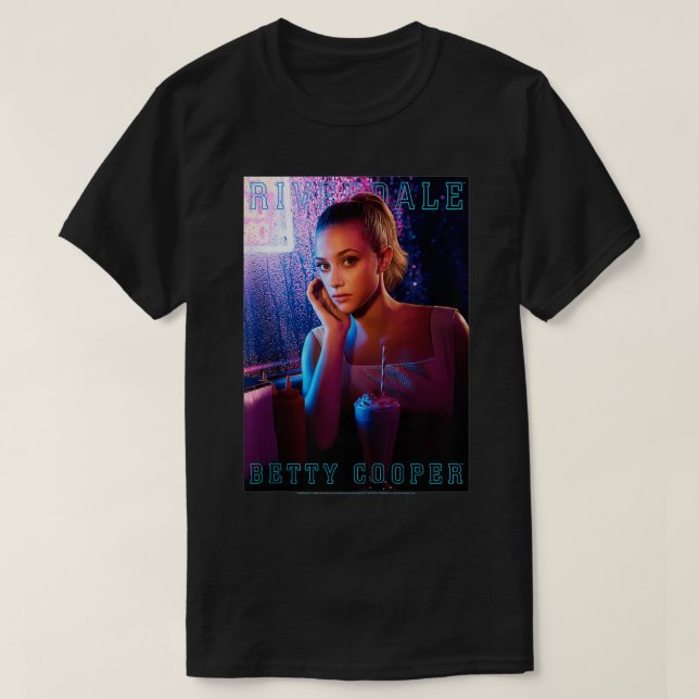 Camiseta Riverdale Betty Cooper Zip (Frente do Design)