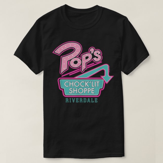 Camiseta Riverdale Pop Neon Sinal (Frente do Design)