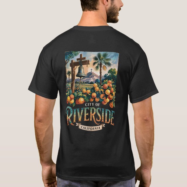 Camiseta Riverside California (Verso)