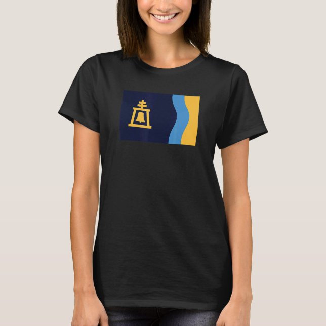 Camiseta Riverside California Flag (Frente)