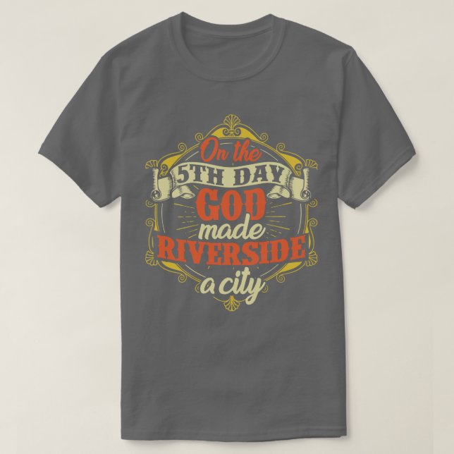 Camiseta Riverside City California (Frente do Design)
