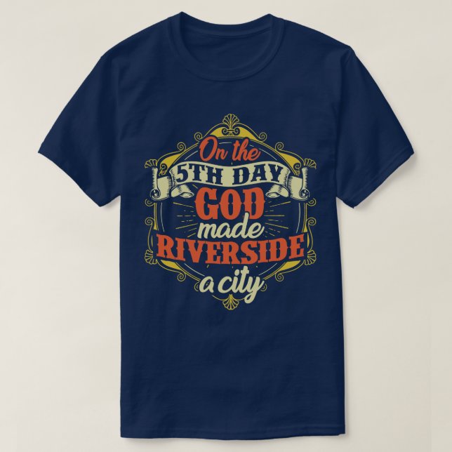 Camiseta Riverside City California (Frente do Design)
