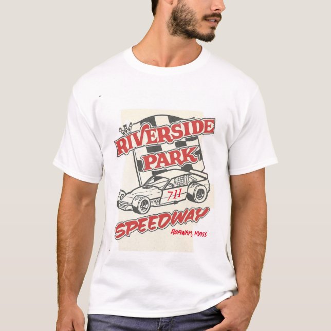 Camiseta Riverside Park Speedway Polverari RETRO 2 Sided T (Frente)