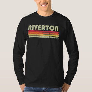 Camiseta RIVERTON POR QUE WYOMING Funny City Home Roots Gif