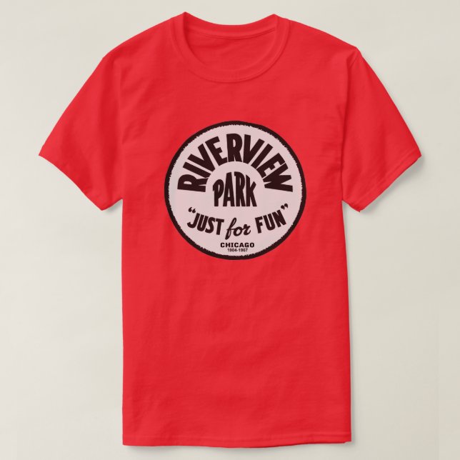 Camiseta Riverview Amusement Park, Chicago, Illinois (Frente do Design)