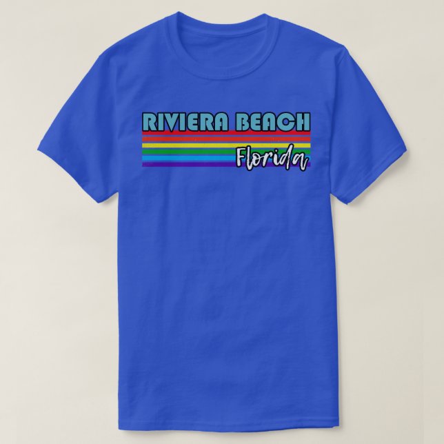 Camiseta Riviera Beach Florida Pride Riviera Beach LGBT Gi (Frente do Design)