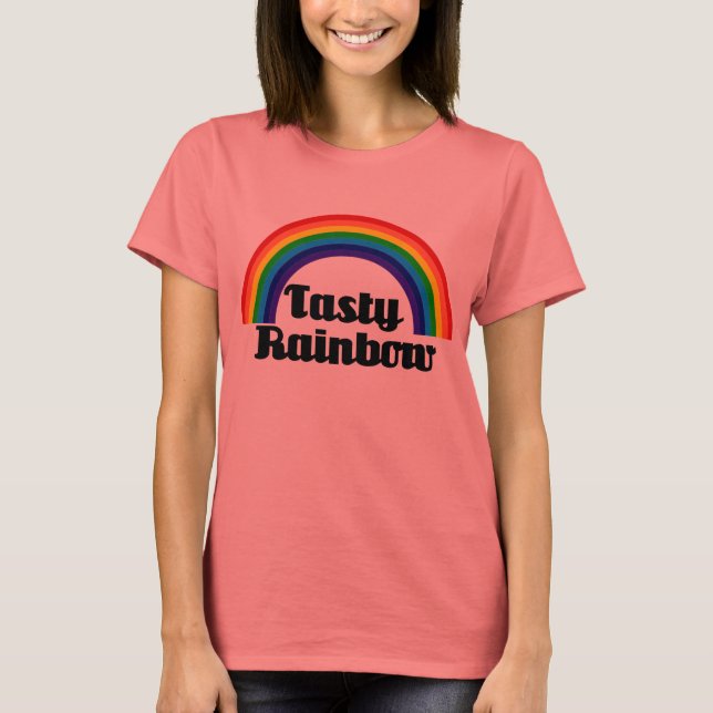 Camiseta Riyah-Li Designs Tasty Rainbow (Frente)