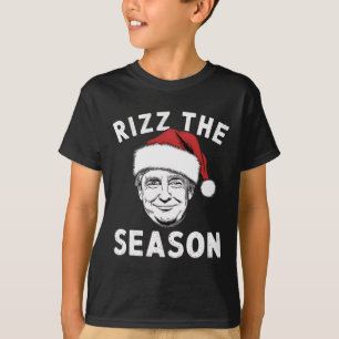 Camiseta Rizz A Época Engraçado Papais noeis De Trump No Na